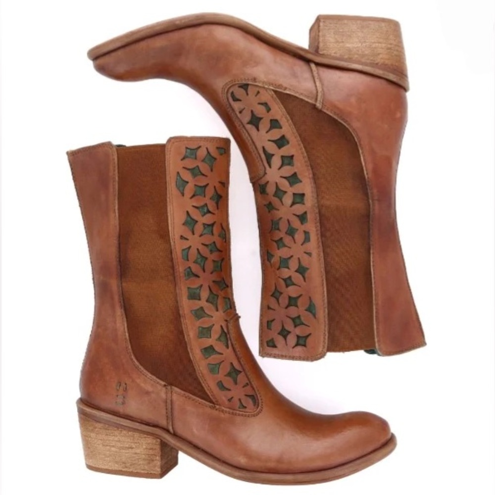 Roan by Bed Stu Malaysia Leather Cutout Boots